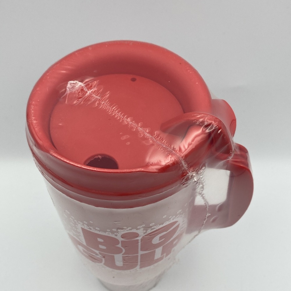 New 7-Eleven Big Gulp Insulated 34 oz Fountain Cup Travel Mug Sealed In Plastic - Picture 5 of 8